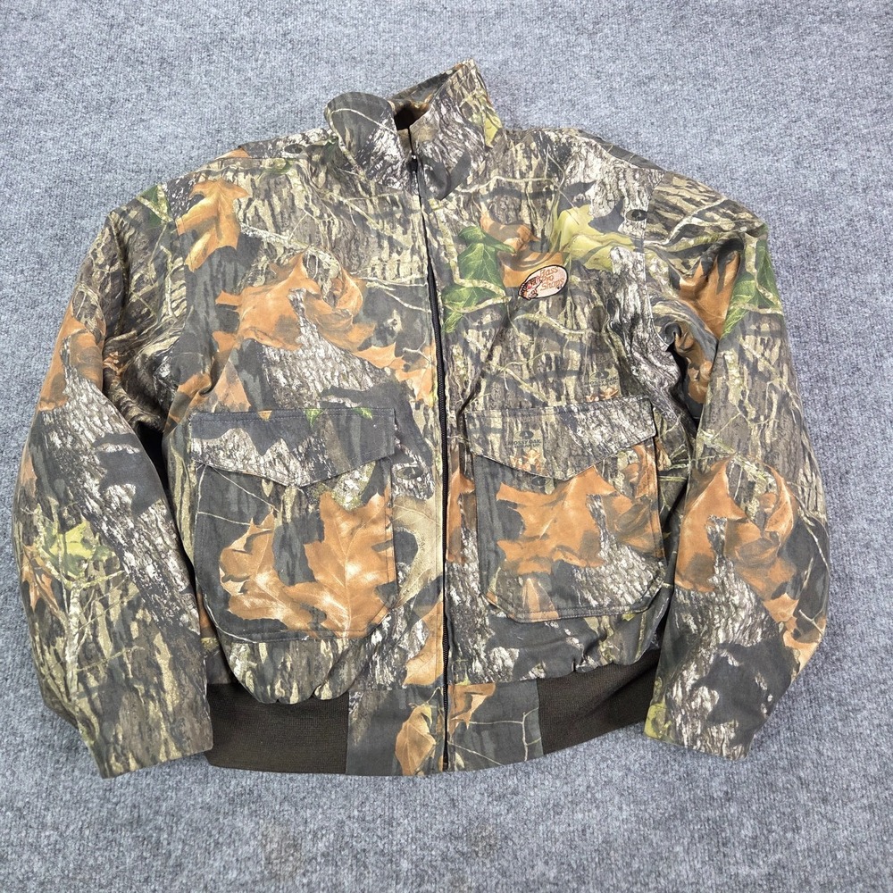 Vintage Redhead Insulated Mossy Oak Breakup Camo Jacket Coat Hunting Mens XL